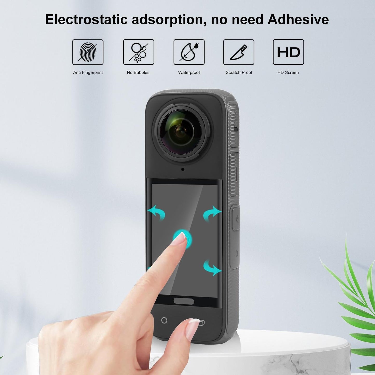 Curved Hd Tempered Glass Screen Protector for Insta360 X4 - 9h 2.5d
