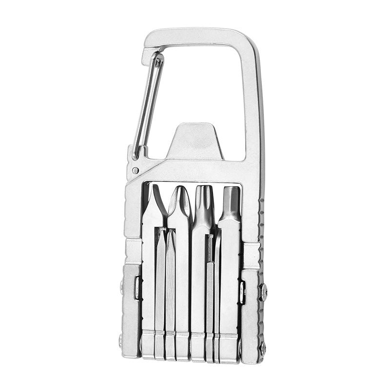 13-in-1 Stainless Steel Carabiner Multi-Tool