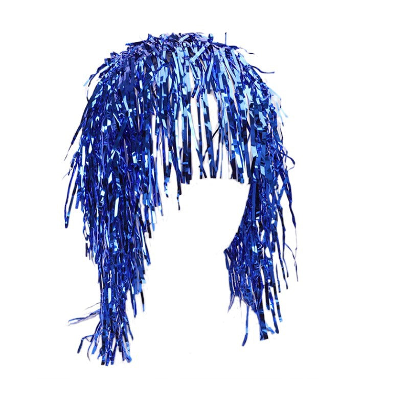 Party tinsel wig-assorted colour - Multi-colour