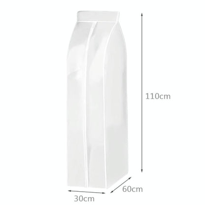 Waterproof Hanging Storage Bag for Dustproof Organization - White