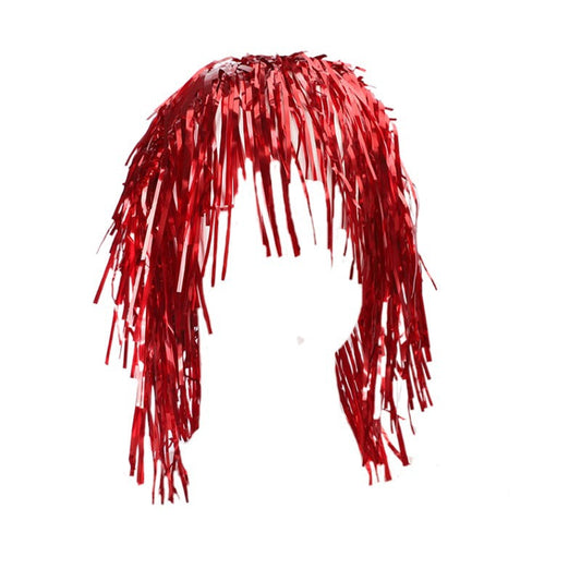 Party tinsel wig-assorted colour - Multi-colour